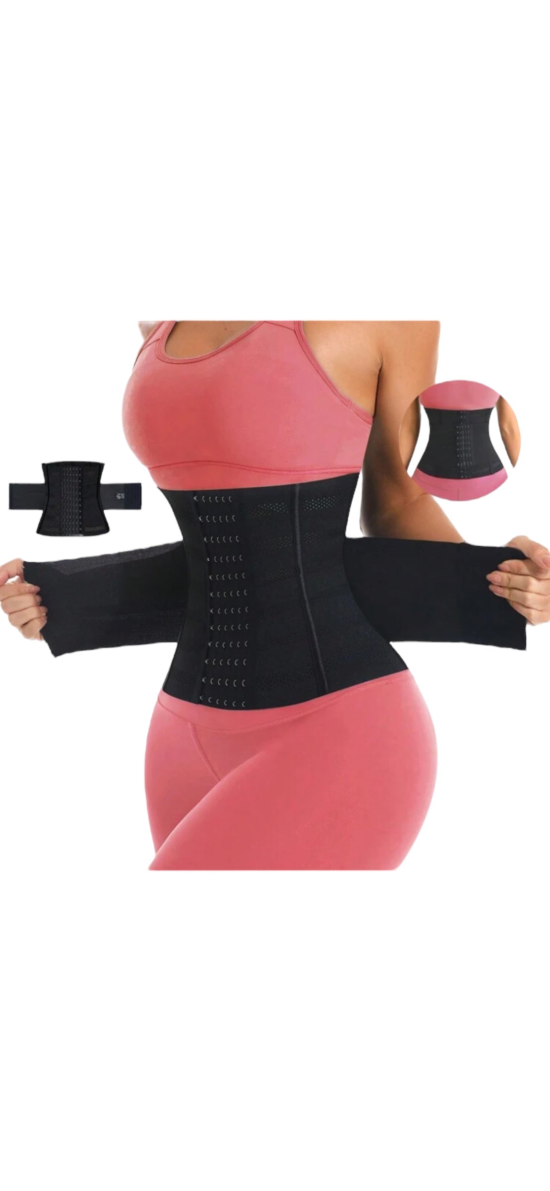 Waist Trainer Double Belt Shaper Corset Women Tightens Belly Postpartum Seamless Faja Body Shaper