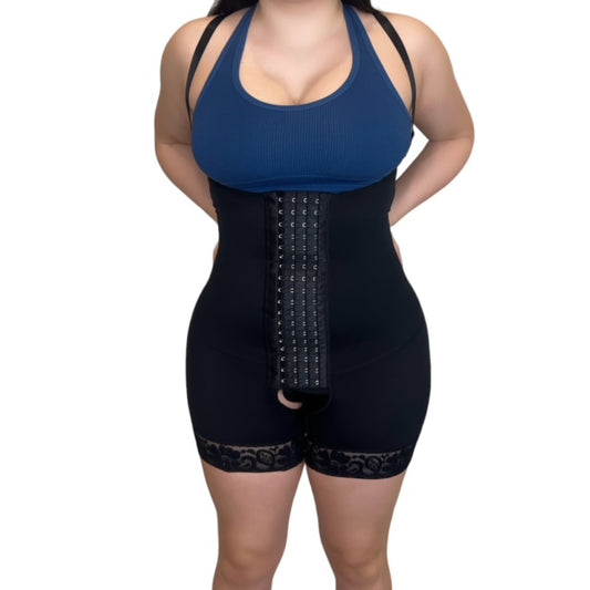 Compressing Full Body Shapewear Faja Body Suit Postpartum Shapewear Butt Lifting Plus Size